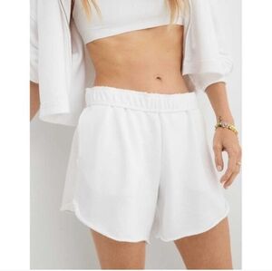 Aerie White Beach Party Shorts